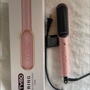 Tymo Hair Straightener Brush - Straightening Comb with Anti-scald